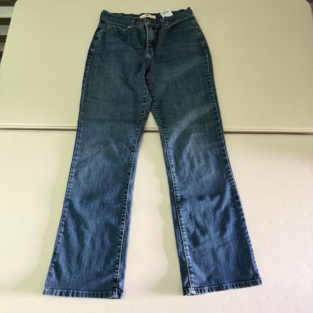 Levi's Jeans Women 10M Blue 511‎ Perfectly Slimming Bootcut Denim Stretch Casual